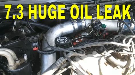 common 6.0 powerstroke oil leaks|6.0 POWERSTROKE COMMON OIL LEAK FIX!